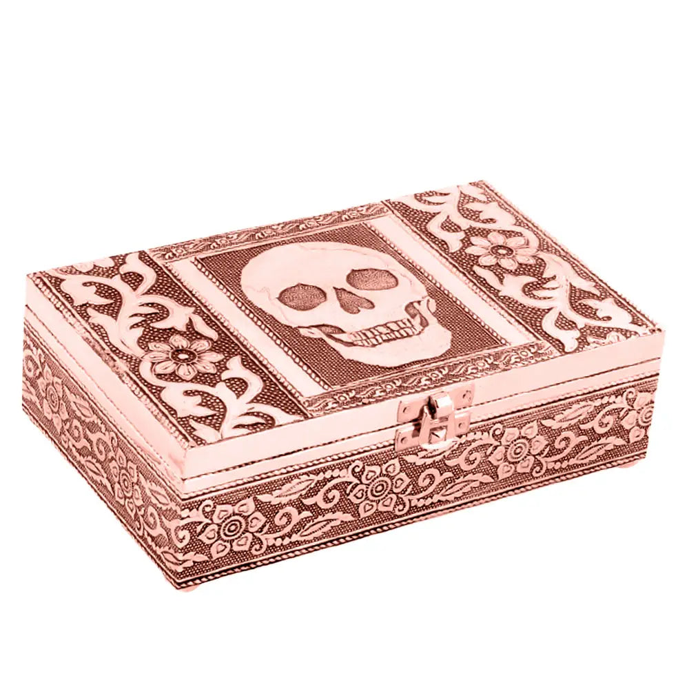 Jewelry Box | Embossed Skull
