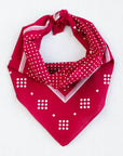 Western Bandana | Red Polka Dot