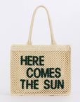 LARGE CAPACITY STRAW BAG WITH EMBROIDERED LETTERS_CWAB4700: CAMEL / (OS) 1