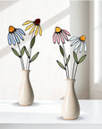 Stained Glass | Three Leaf Stem