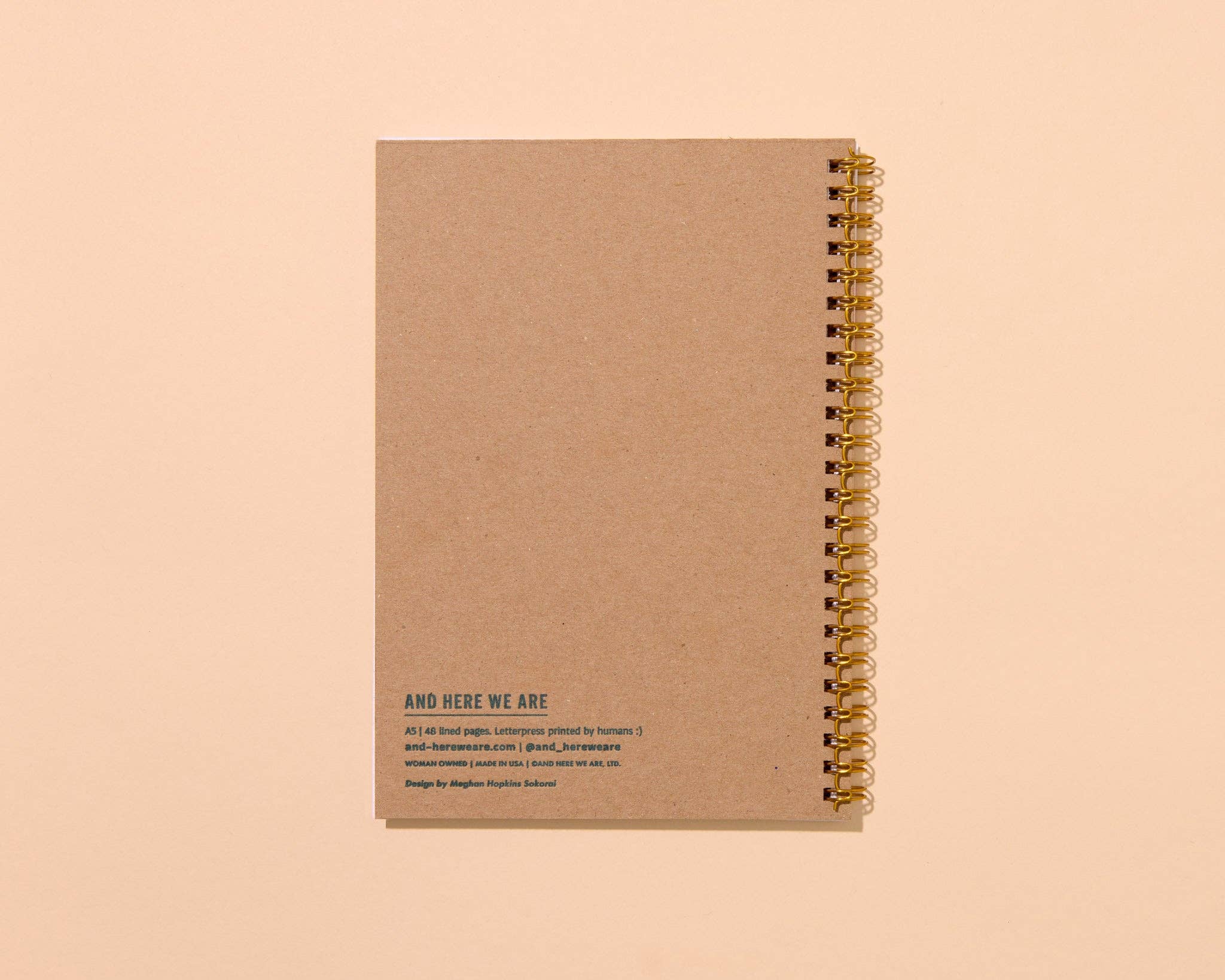 Unlock your inner child with this delightfully wiggly worm notebook. Featuring a quirky worm pattern on a letterpress printed cover, this A5 spiral notebook is just the right size for lists, doodles, and garden daydreams.