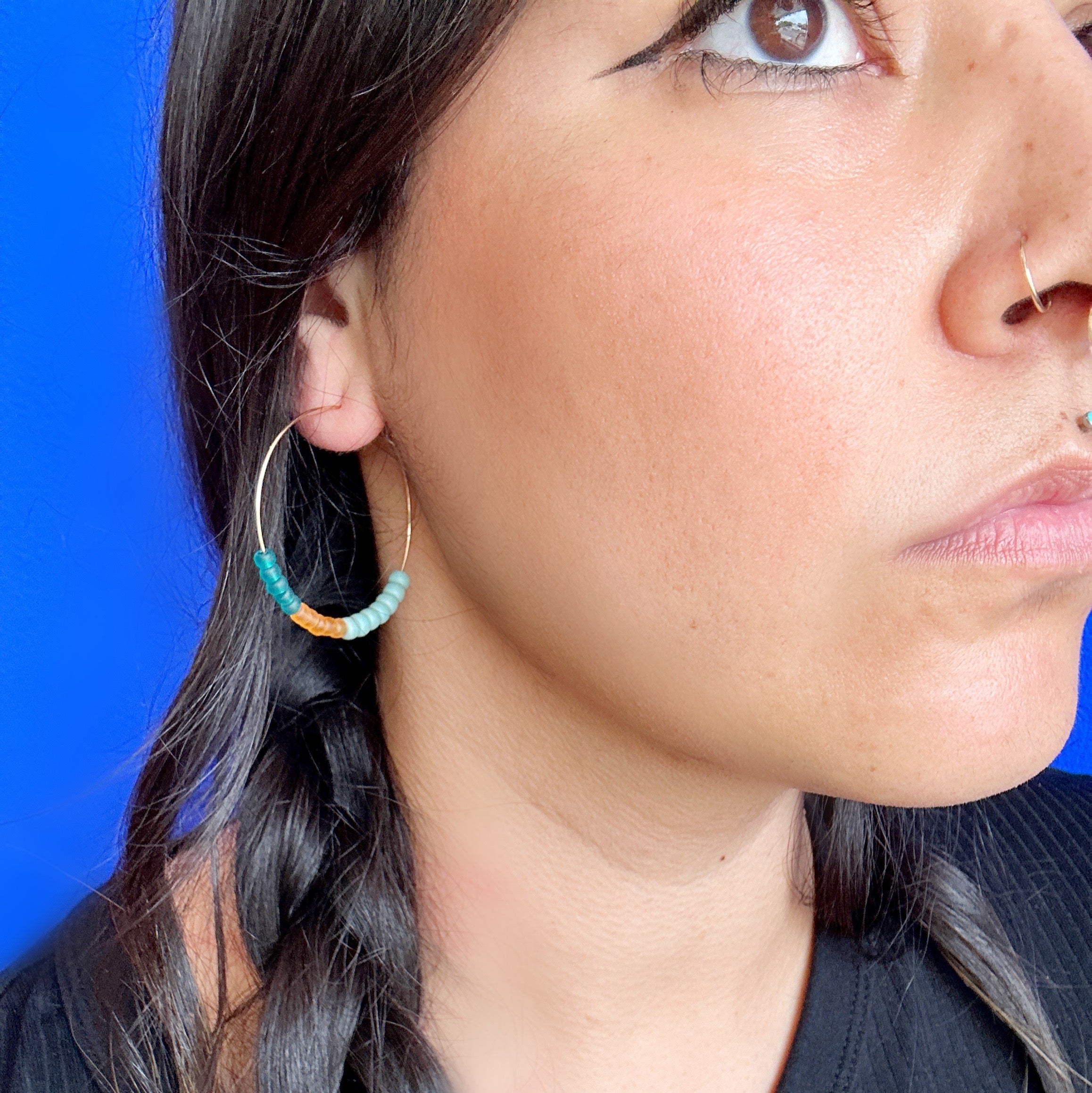 Dusk Hoop Earring