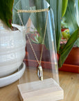 Mini Knife Necklace | Mother of Pearl Inlay