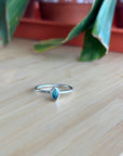 Gemstone Ring | Sterling Silver and Apatite