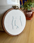 Her Butt | Framed Embroidery