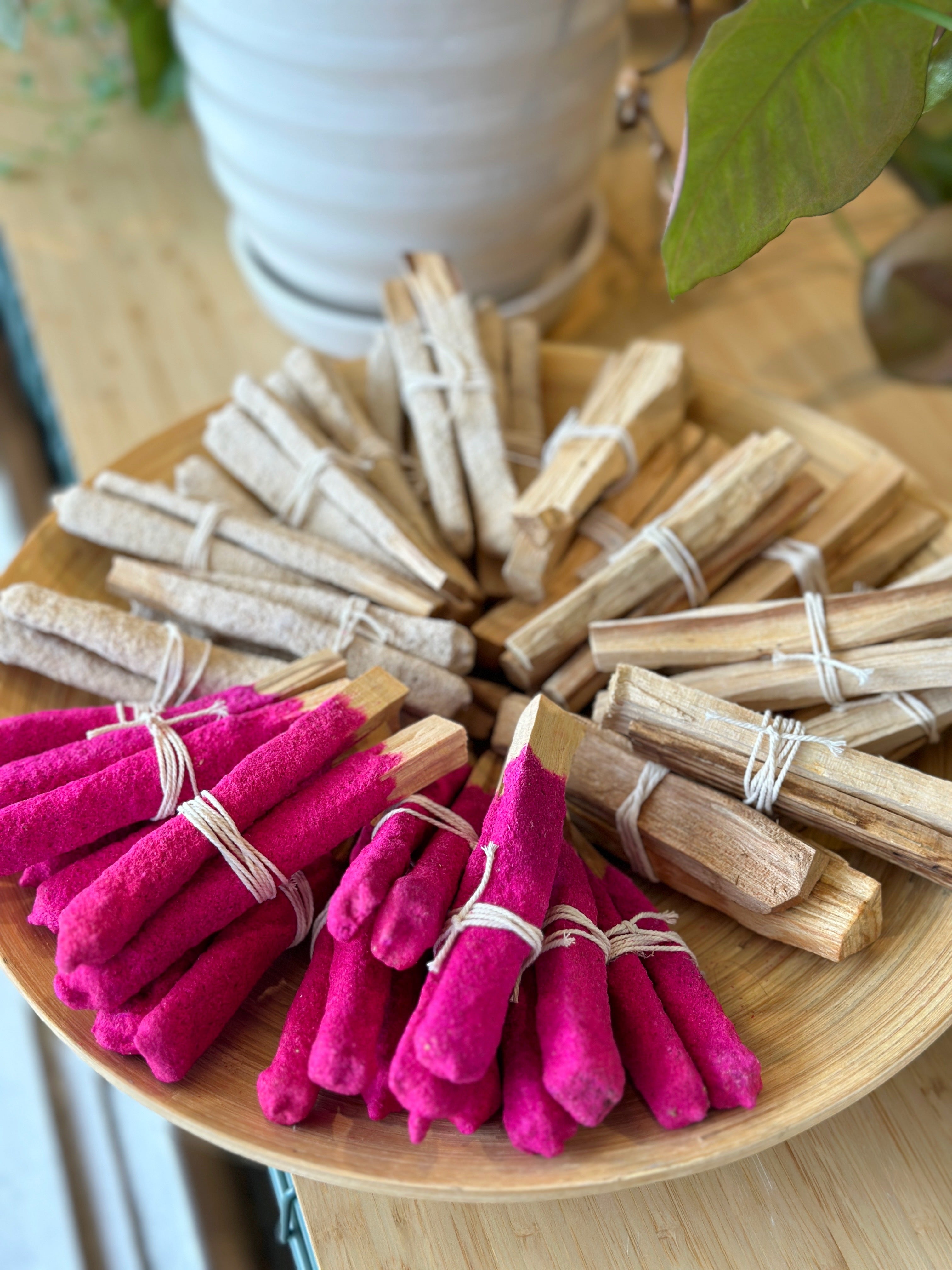 Incense &amp; Smudge Bundles | White Sage, Palo Santo, Cedar, and Copal