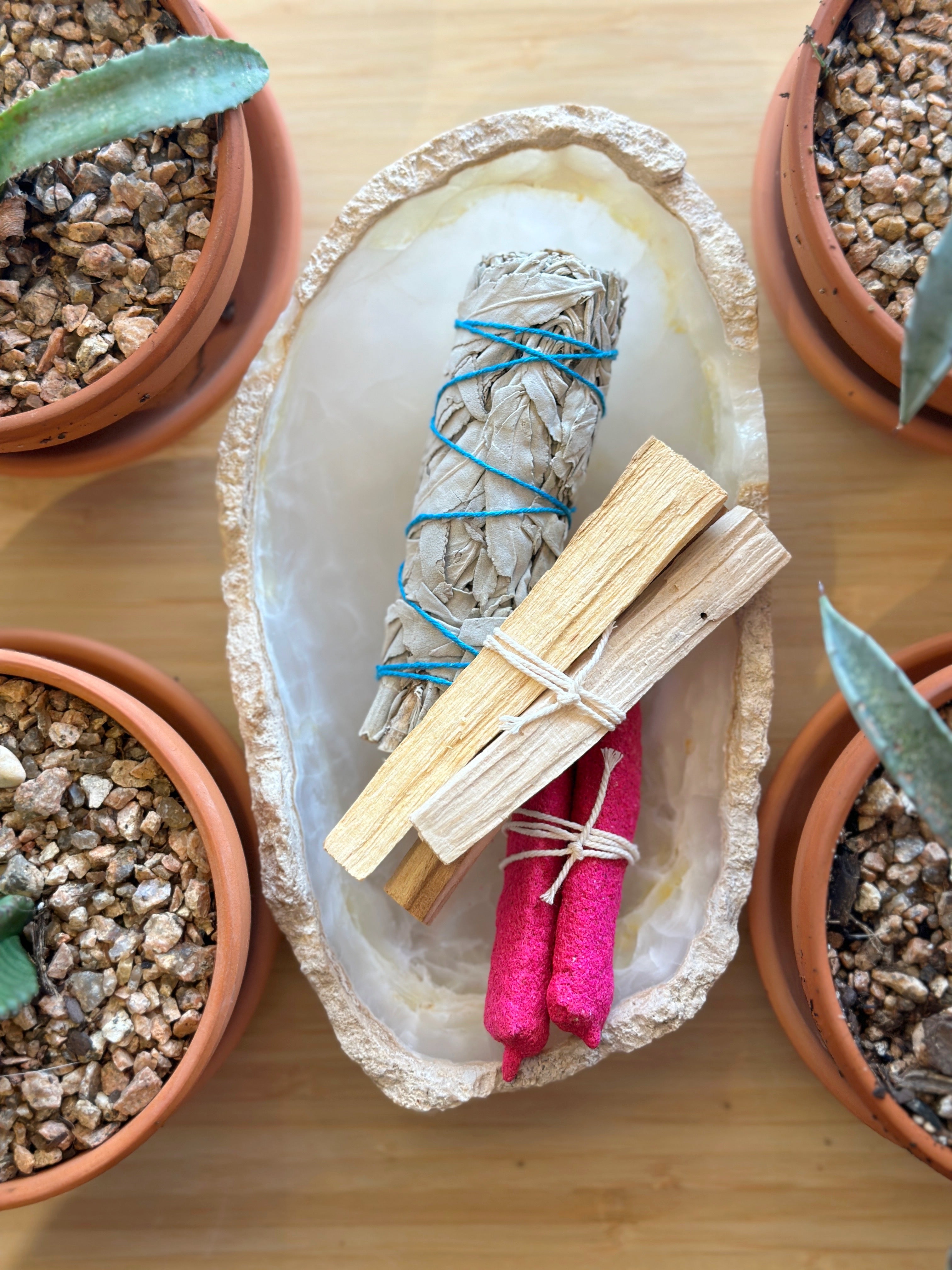 Incense &amp; Smudge Bundles | White Sage, Palo Santo, Cedar, and Copal