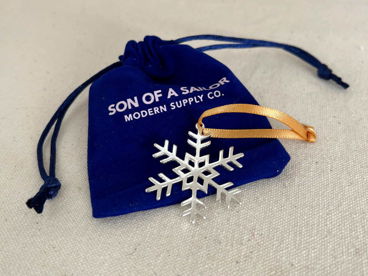 Little Snø | Christmas Ornament - Sterling Silver &amp; Bronze