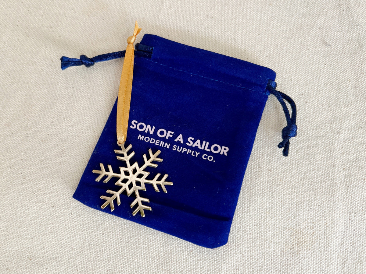 Little Snø | Christmas Ornament - Sterling Silver &amp; Bronze