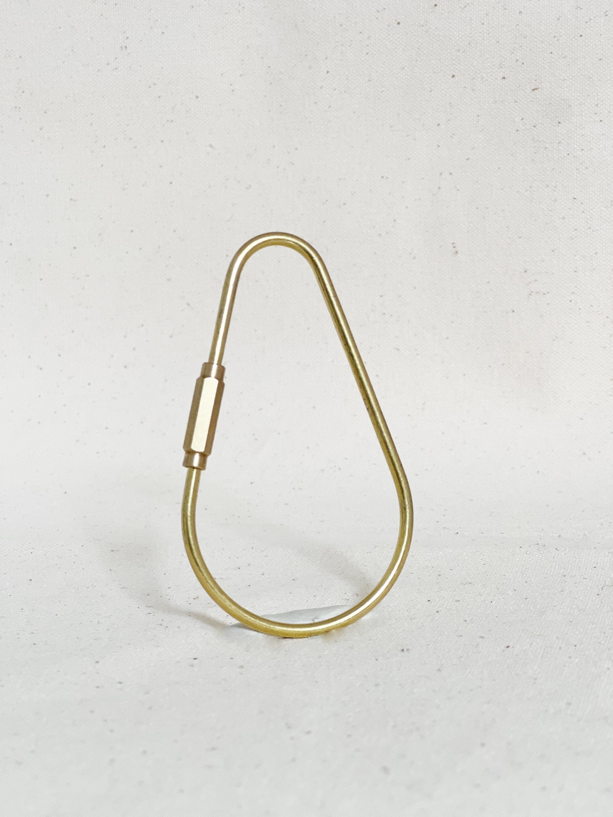 Brass Keychain | Geometric Shapes