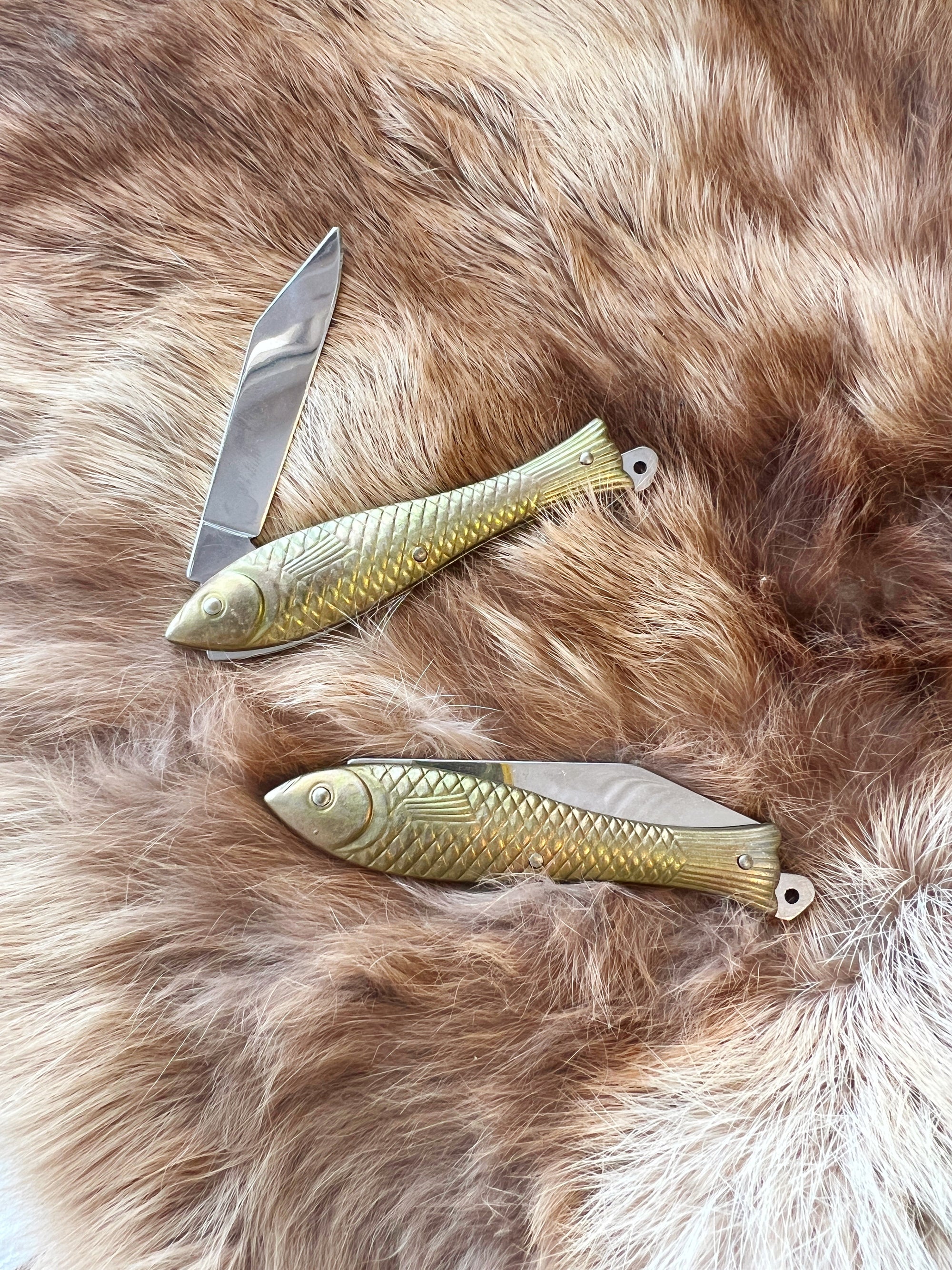 Brass Animal Pocket Knife