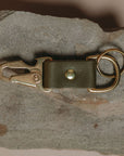 Alfa Clip Fob | Leather and Brass Bottle Opener Keychain