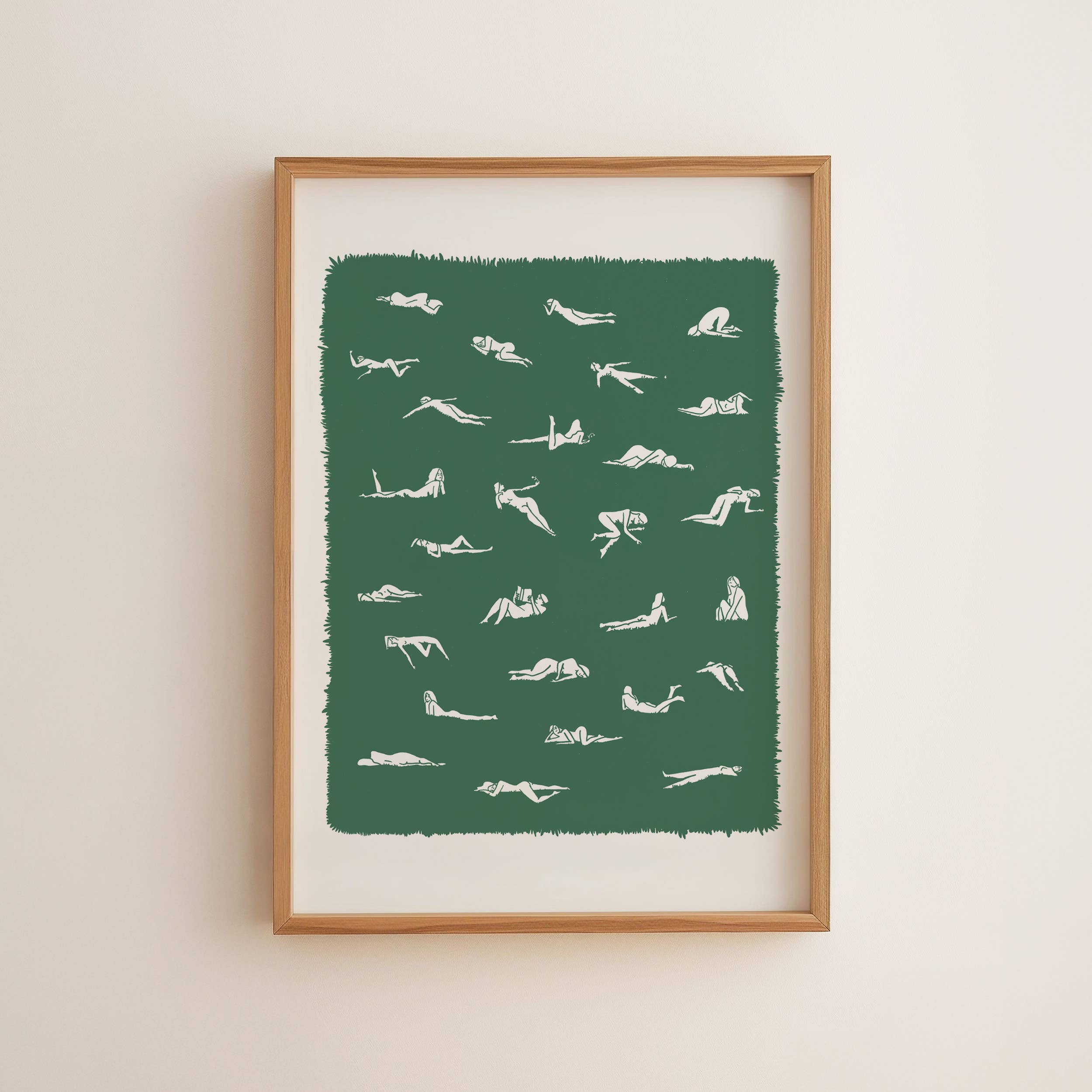 Bring a sense of calm to your space with this beautiful art print featuring a woman in various poses that capture moments of relaxation and connection with the earth. The minimalist, hand-drawn style adds an effortless touch of warmth and serenity to any room—perfect for creating a peaceful, grounded atmosphere at home. Frame sold separately.
