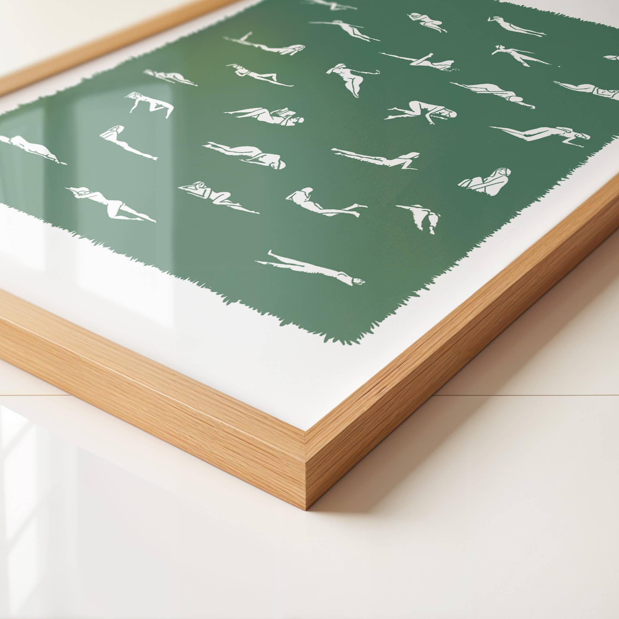 Bring a sense of calm to your space with this beautiful art print featuring a woman in various poses that capture moments of relaxation and connection with the earth. The minimalist, hand-drawn style adds an effortless touch of warmth and serenity to any room—perfect for creating a peaceful, grounded atmosphere at home. Frame sold separately.
