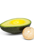 Spice up guacamole and so much more with this realistic-looking Avocado and Pit Salt &amp; Pepper Shaker set. Crafted out of ceramic, this beautifully painted faux-avocado and pit look just like the real thing — the perfect complement to any Mexican-food lover's dining table.