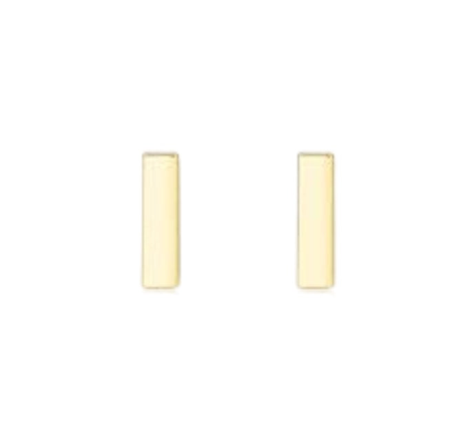 Stud Earrings | Gold Geometric Shapes