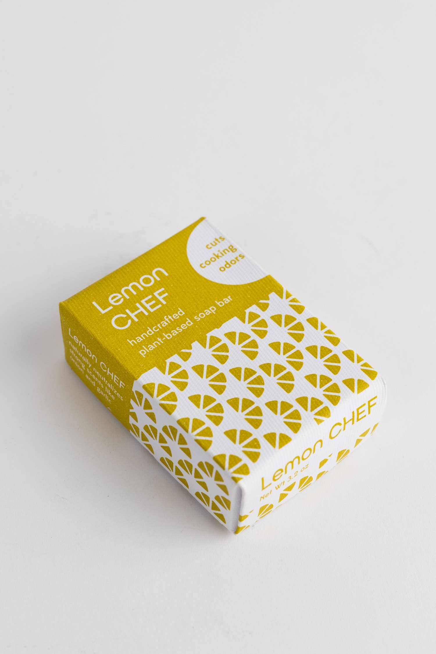 This soap has a bright, zesty lemon-forward scent that's perfect for the kitchen! Neutralize strong cooking odors like onions and garlic with the fragrance of freshly picked lemons while keeping your hands soft and clean. Lemon is highly regarded for its brightening and astringent properties, making this citrus soap a must-have for every home chef! Handcrafted in India by the master soap makers of Palam Rural where one bar of soap sends one child to school for one day.