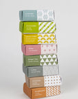 This soap has a bright, zesty lemon-forward scent that's perfect for the kitchen! Neutralize strong cooking odors like onions and garlic with the fragrance of freshly picked lemons while keeping your hands soft and clean. Lemon is highly regarded for its brightening and astringent properties, making this citrus soap a must-have for every home chef! Handcrafted in India by the master soap makers of Palam Rural where one bar of soap sends one child to school for one day.