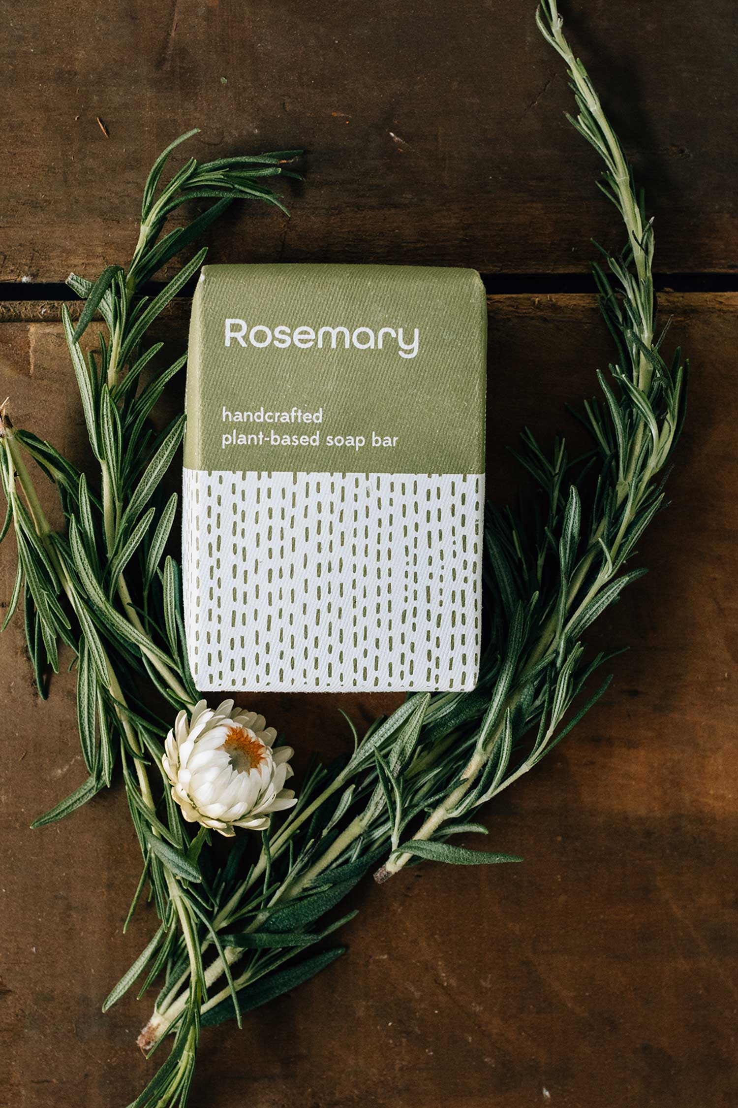 A great way to start your day! Along with its natural deodorizing properties, the invigorating scent of rosemary is known to energize and enhance mental clarity, making this soap an excellent choice for your morning shower. Gentle enough to use daily, non-drying and a natural way help promote a healthy, more youthful glow. Handcrafted in India by the master soap makers of Palam Rural where one bar of soap sends one child to school for one day.&nbsp;
