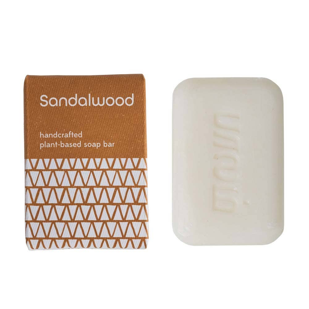 The natural anti-inflammatory, antiseptic and moisturizing properties of this handcrafted soap provide the benefits of a high-end skincare regimen without harsh chemicals. Renowned for its cooling and oil balancing properties, sandalwood is an ideal choice for combination skin types. Handcrafted in India by the master soap makers of Palam Rural where one bar of soap sends one child to school for one day.