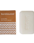 The natural anti-inflammatory, antiseptic and moisturizing properties of this handcrafted soap provide the benefits of a high-end skincare regimen without harsh chemicals. Renowned for its cooling and oil balancing properties, sandalwood is an ideal choice for combination skin types. Handcrafted in India by the master soap makers of Palam Rural where one bar of soap sends one child to school for one day.