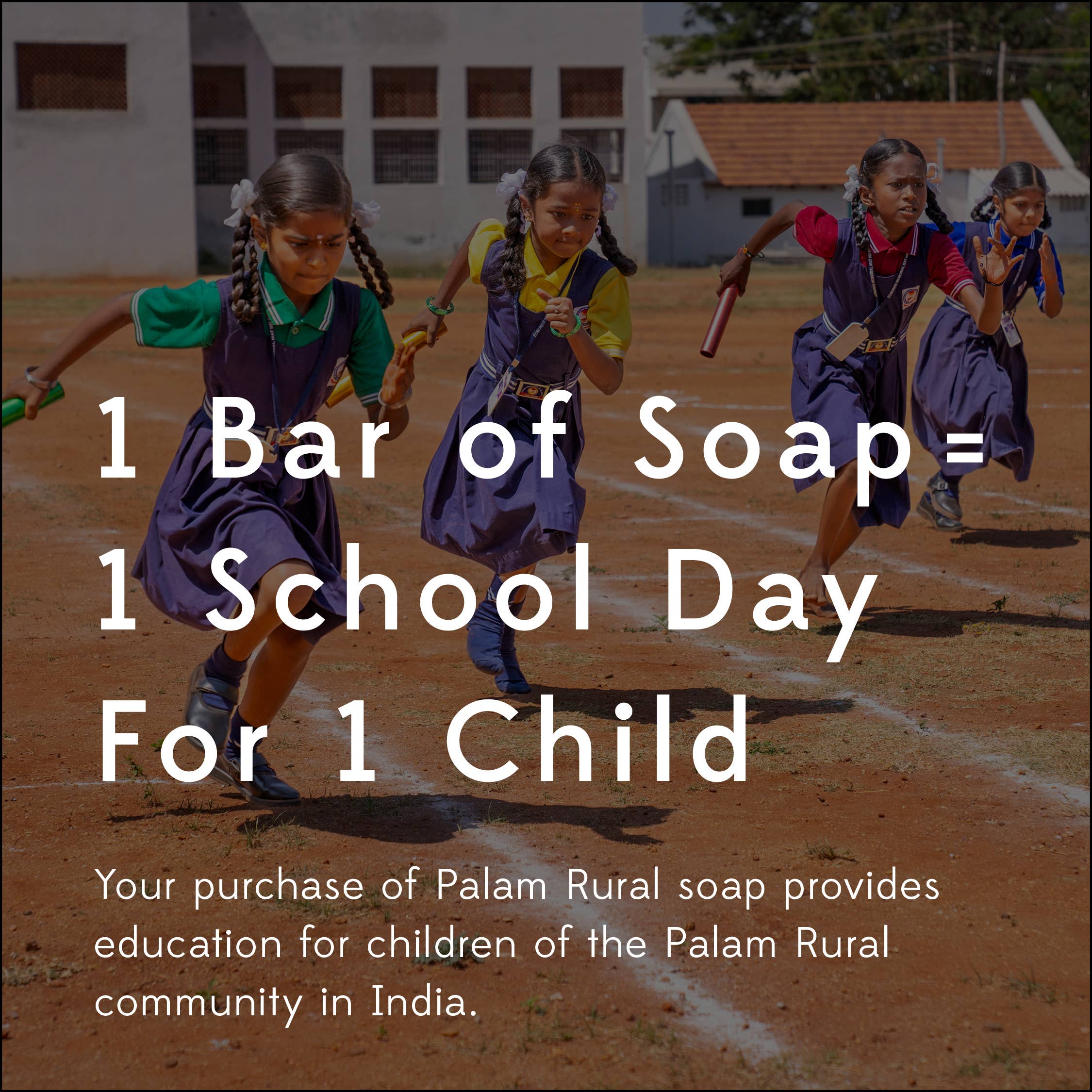 The natural anti-inflammatory, antiseptic and moisturizing properties of this handcrafted soap provide the benefits of a high-end skincare regimen without harsh chemicals. Renowned for its cooling and oil balancing properties, sandalwood is an ideal choice for combination skin types. Handcrafted in India by the master soap makers of Palam Rural where one bar of soap sends one child to school for one day.