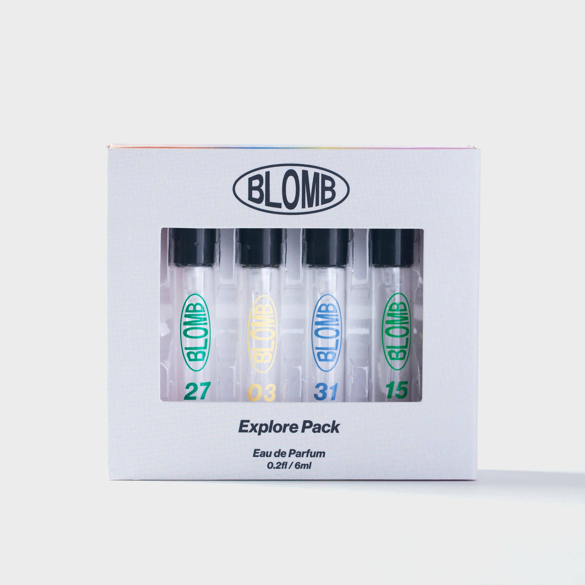 Not sure where to start?&nbsp;Blomb's Explore Pack is the perfect way to sample a little bit of everything before committing to a full bottle. Try them out, discover your favorite scent, and see which one matches your style.