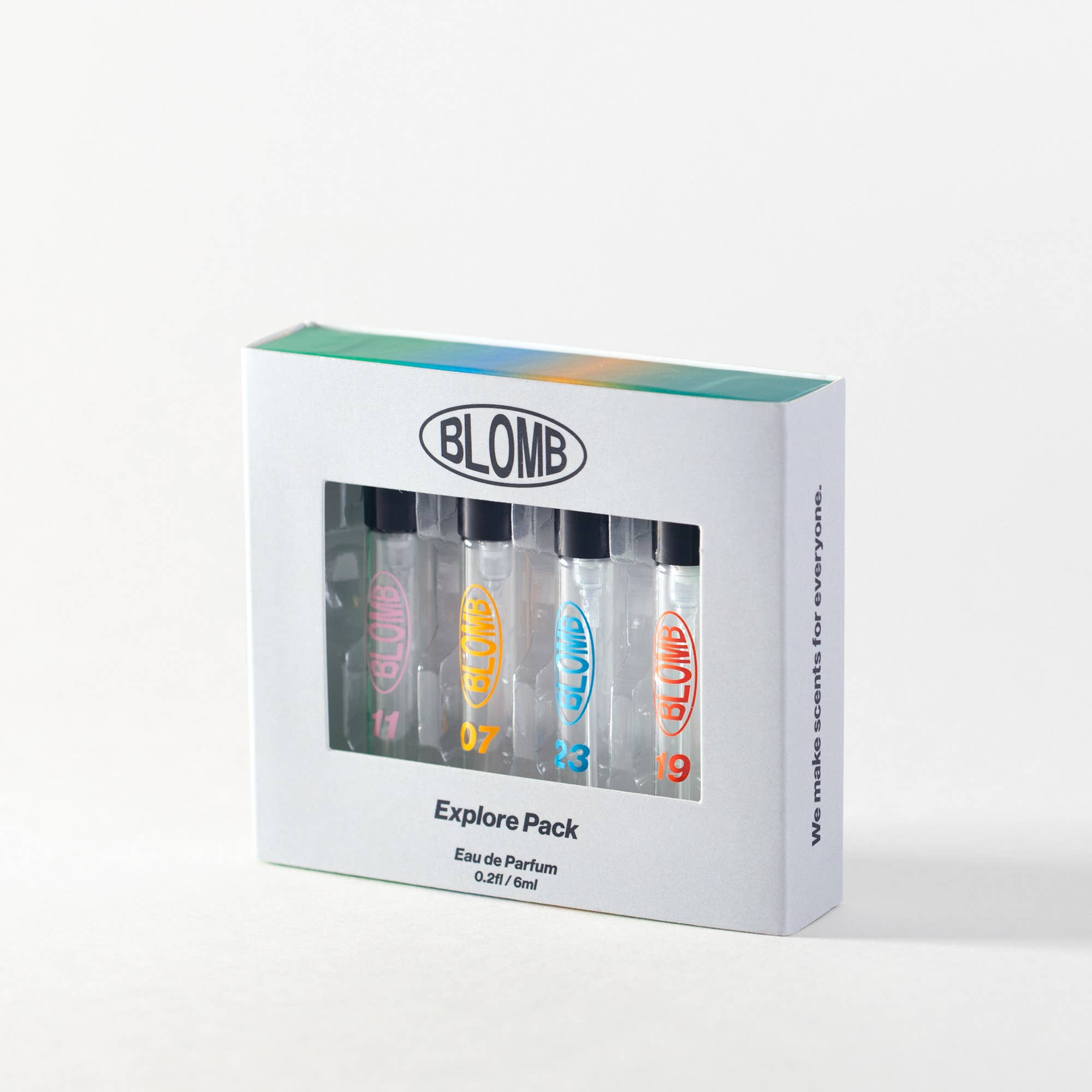 Not sure where to start? Blomb's Explore Pack is the perfect way to sample a little bit of everything before committing to a full bottle. Try them out, discover your favorite scent, and see which one matches your style.