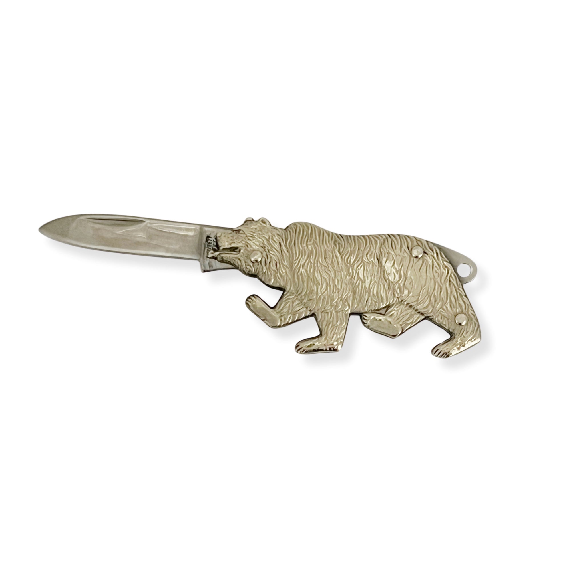 Carry a touch of the wild with Brass Animal Pocket Knives! Stylish, functional, and fun—each features a sturdy metal handle and sharp stainless steel blade.