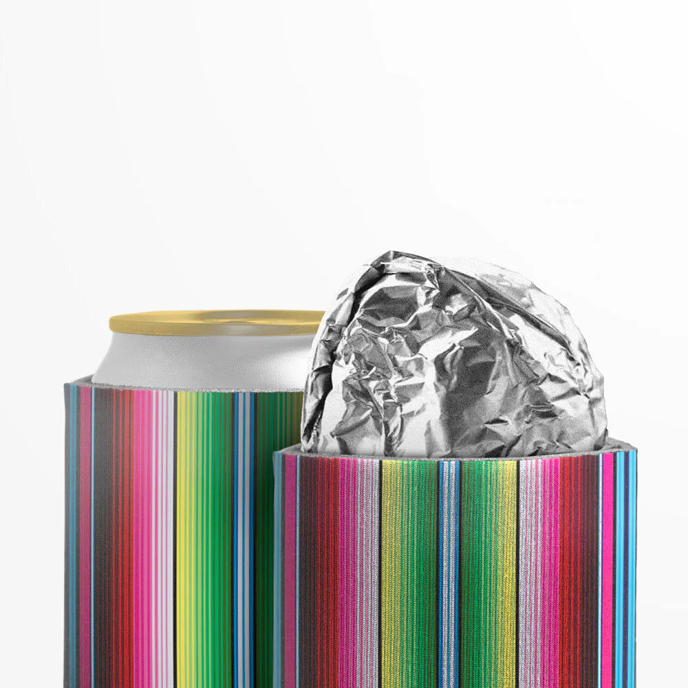 The Burrito Blanket keeps burritos warm and drinks cold with insulated fabric and an adjustable fit. Perfect for bottles, cans, and ultimate temperature control!