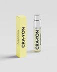 CRA-YON Sand Service 10ml Eau de Parfum. Powdery-woody notes of violet, orris, amber & cedar. Unisex, versatile, travel-friendly, vegan, cruelty-free.