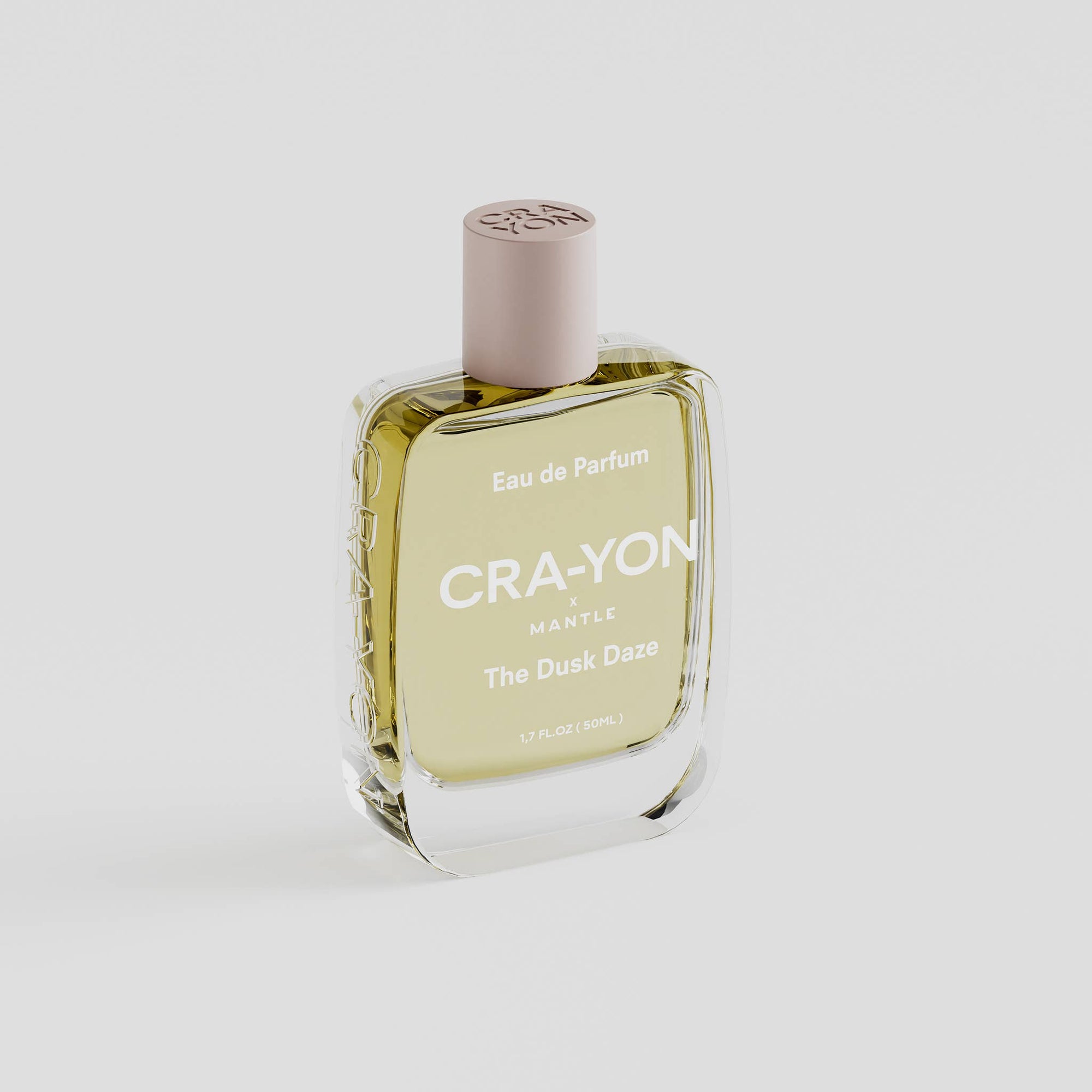 CRA-YON The Dusk Daze Eau de Parfum in 10ml & 50ml. Green, spicy scent with bergamot, cannabis, saffron & patchouli. Unisex, vegan, cruelty-free.