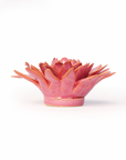 Ceramic Flower Wall Art | Blush Pink Strawflower