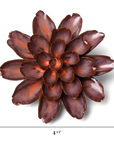 Ceramic Flower Wall Art | Peach Mocha Cornflower