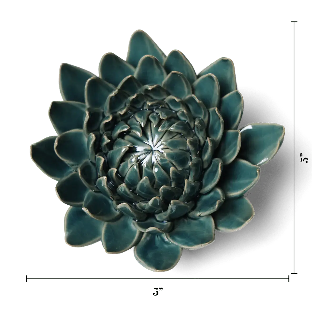 Bring everlasting blooms into your space with ceramic flowers—beautiful, handmade pieces that add a touch of nature-inspired charm without the upkeep. Each flower comes packaged in a lovely gift box and features a keyhole back, so you can display it on a wall or style it on a tabletop. Perfect for creating a blooming statement that never fades.