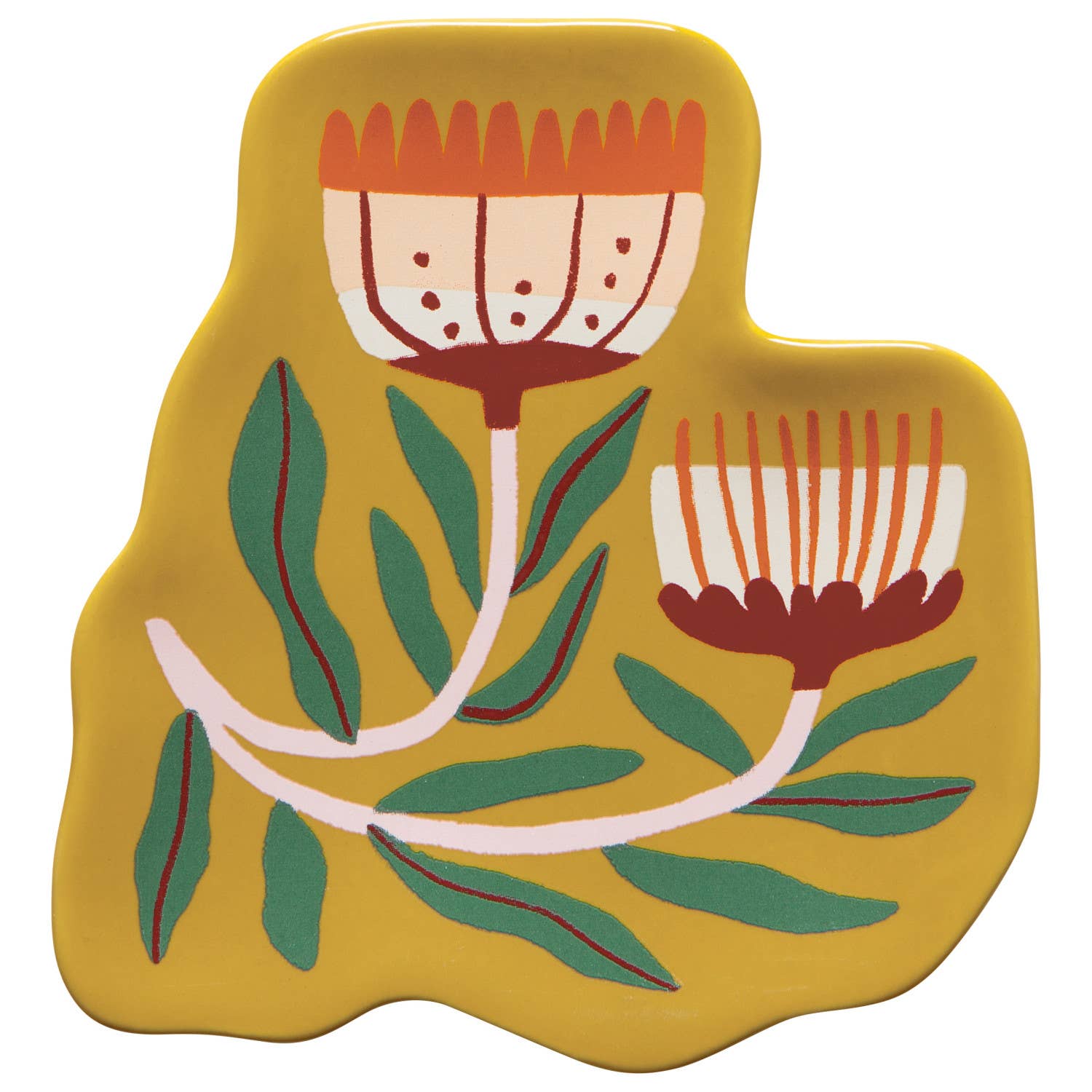 The unique Venus Trinket tray makes a convenient landing spot for keys, loose change, small jewelry, and paperclips. Exuberant lines and textures are arranged in unexpected symmetry.