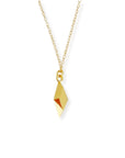 Gold-filled Paper Boat Charm Necklace