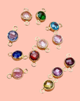 Charm | Birthstone Connector 14k Gold-Filled or Sterling Silver
