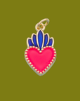Charm | Flaming Heart