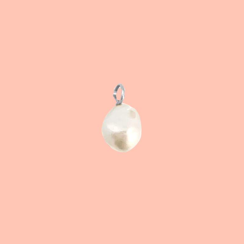 Charm | Pearl Dangle in 14k Gold-Filled or Sterling Silver