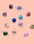 Charm | Birthstone Connector 14k Gold-Filled or Sterling Silver