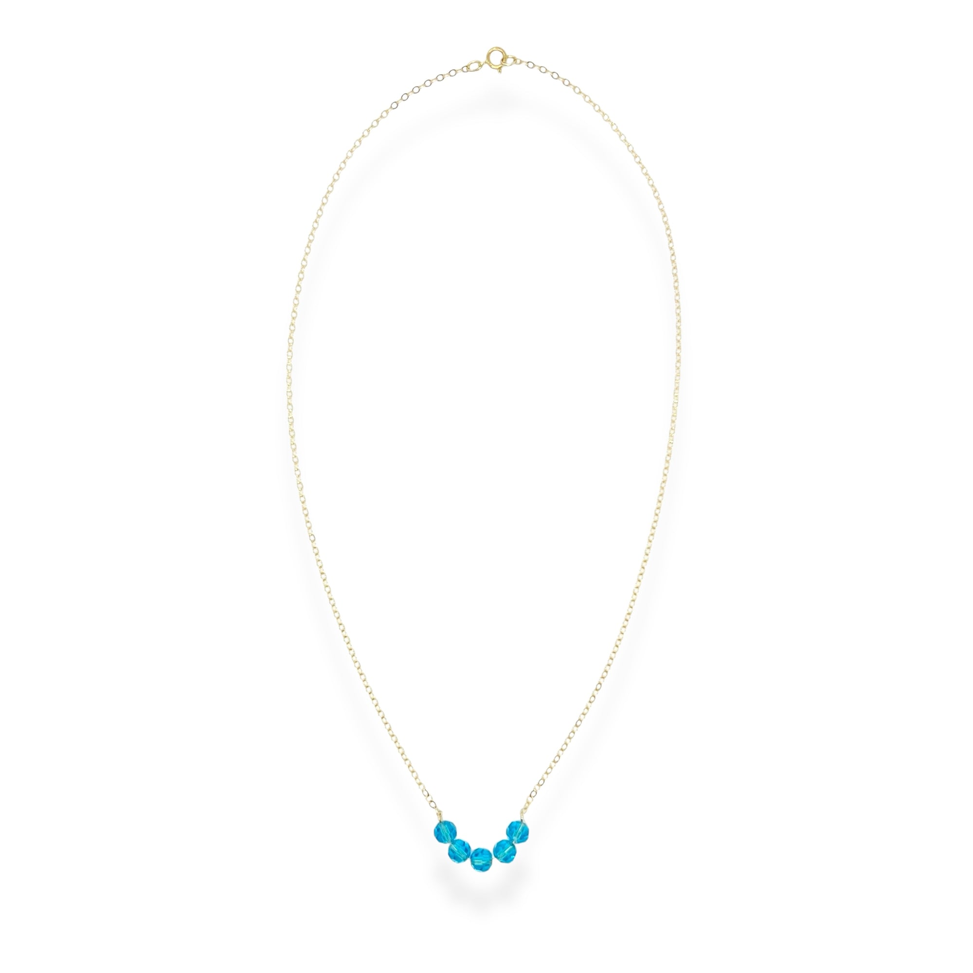 The Crystal Arc Necklace brings a playful twist to a minimal silhouette. Featuring a smooth, curved, colorful crystal arc, it’s designed to rest beautifully along your neckline. This piece adds an effortless pop of color that’s perfect for layering or wearing solo when you want a simple statement.