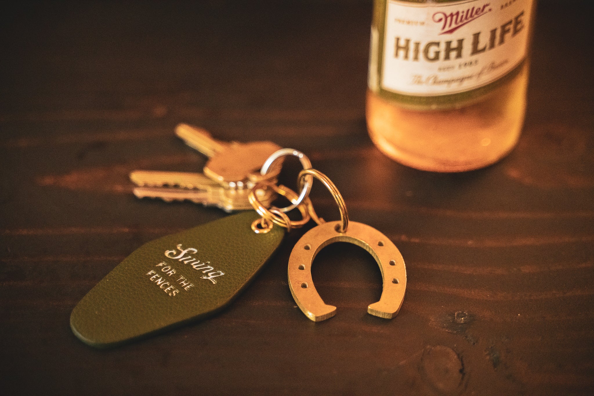 Lucky Horseshoe Bottle Opener Keychain
