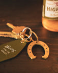 Lucky Horseshoe Bottle Opener Keychain