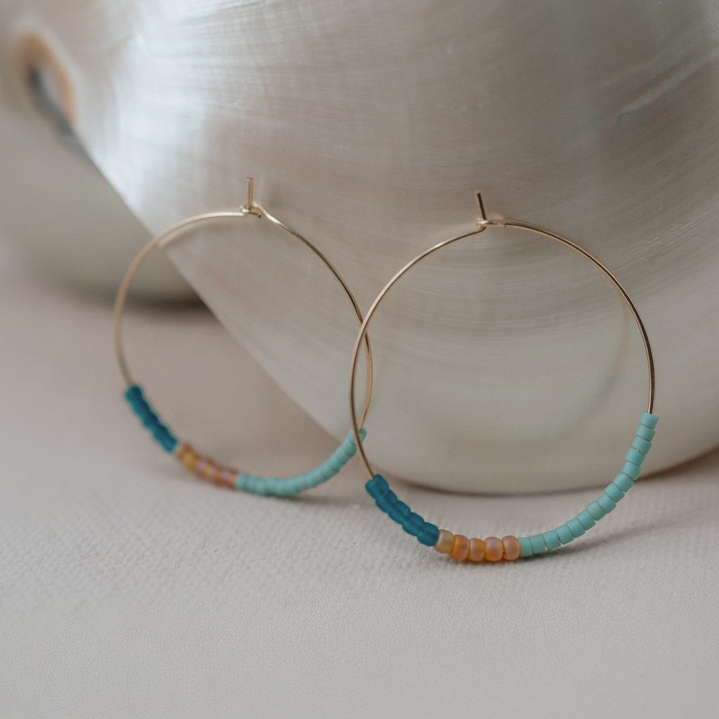 Septima Hoop Earring | Dusk
