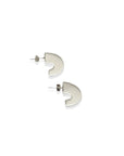 Día Stud Earrings | Silver, Copper & Brass