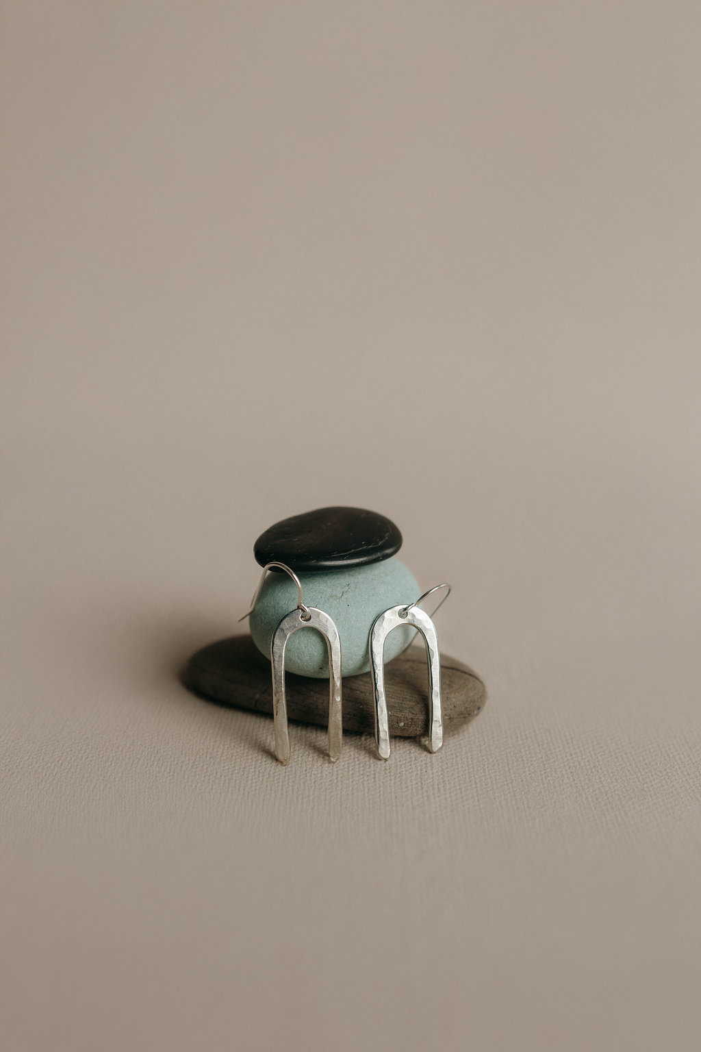 Frida Earrings | Bronze &amp; Sterling Silver