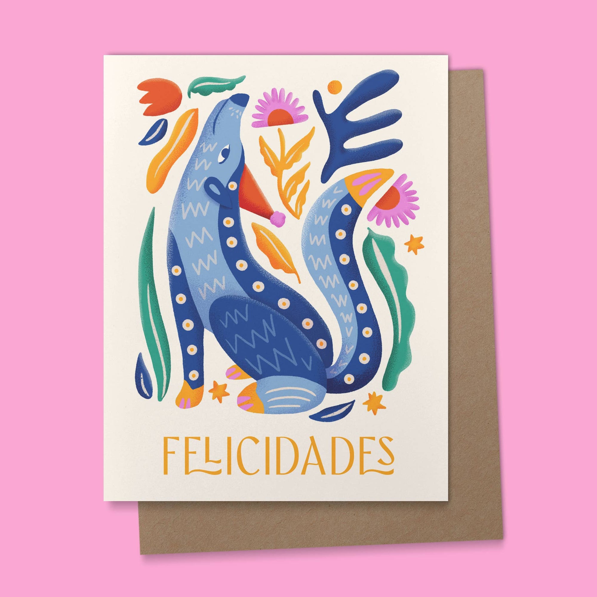 Celebrate Hispanic Heritage Month with Ana Peake's Spanish Greeting Cards, adorned with stunning Mexican Folk Art Inspired Illustrations!