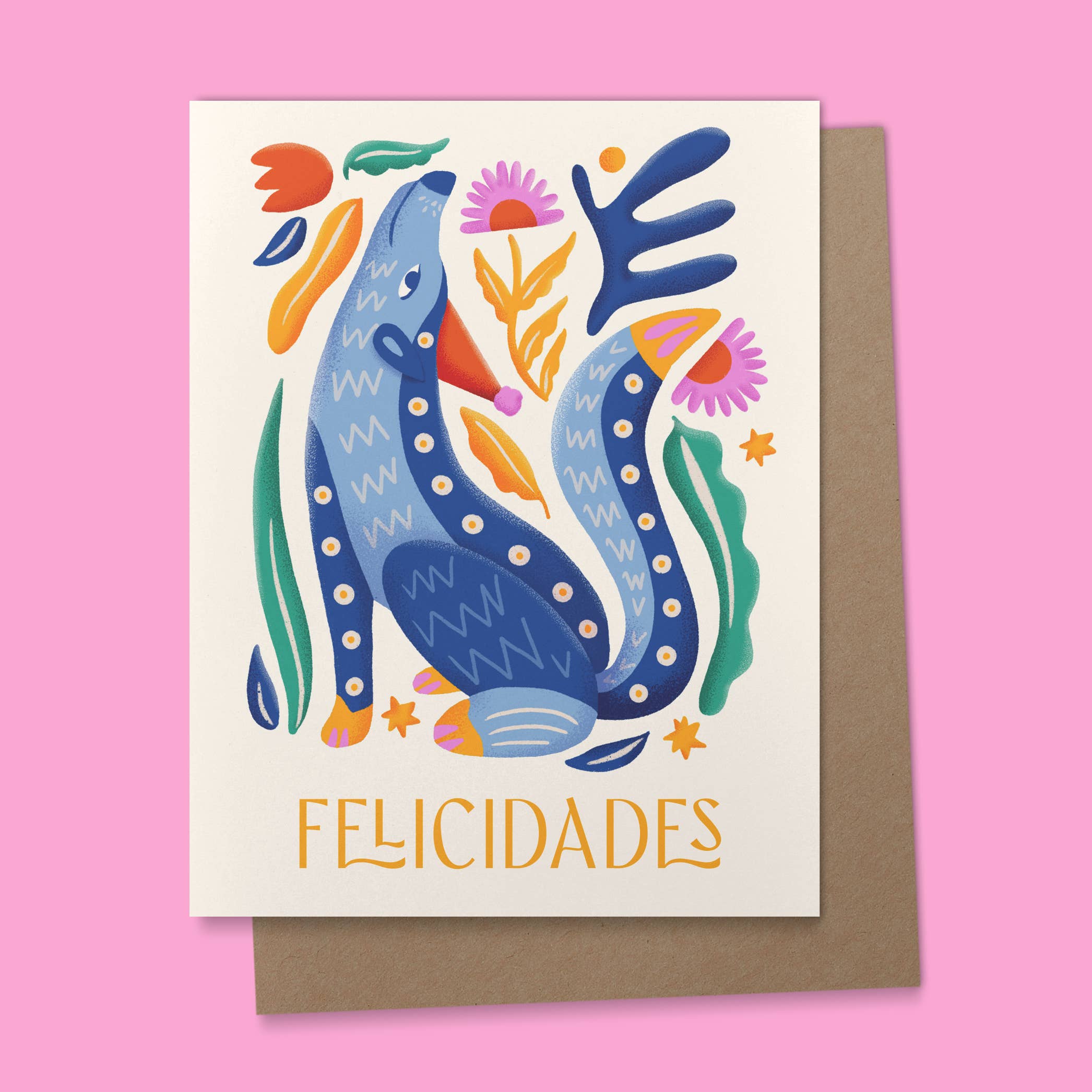 Celebrate Hispanic Heritage Month with Ana Peake's Spanish Greeting Cards, adorned with stunning Mexican Folk Art Inspired Illustrations!