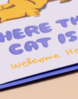 Greeting Card | Home Is Where The Cat Is